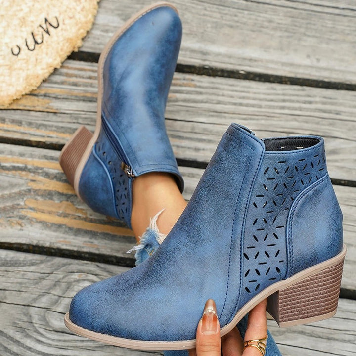 Garance | Western Mid-Heel Boots