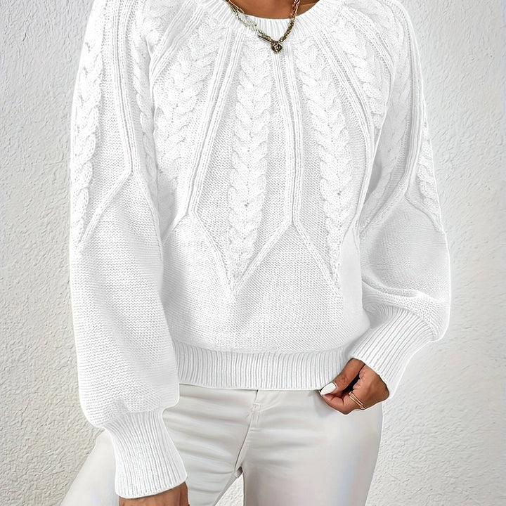 Women's Sweater | Relaxed Cable-Knit Pullover