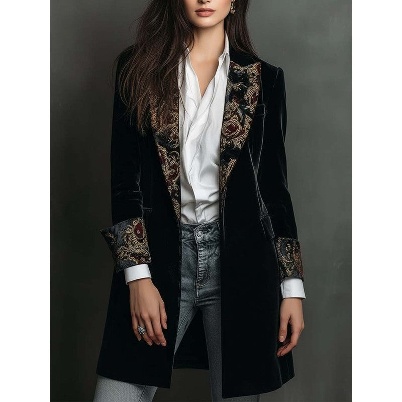 Beatrice | Slim Fit Baroque-Lapel Blazer