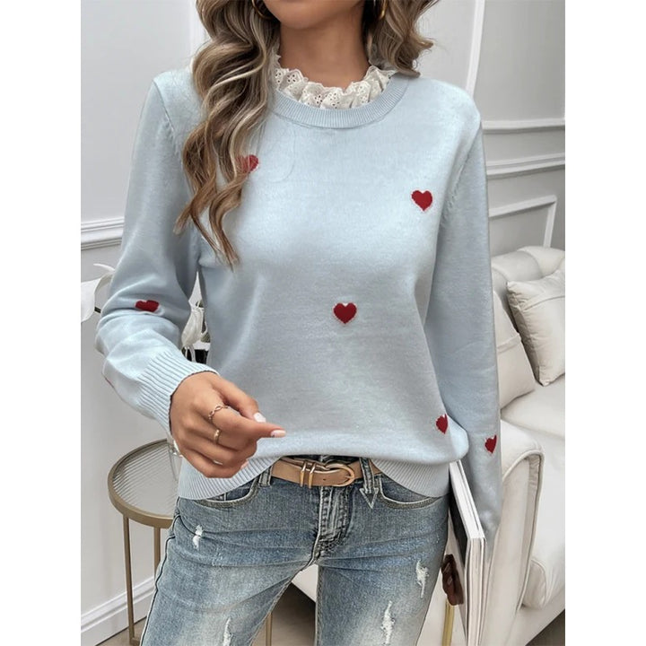 Eleanor | Ribbed Crew Neck Knit Jumper