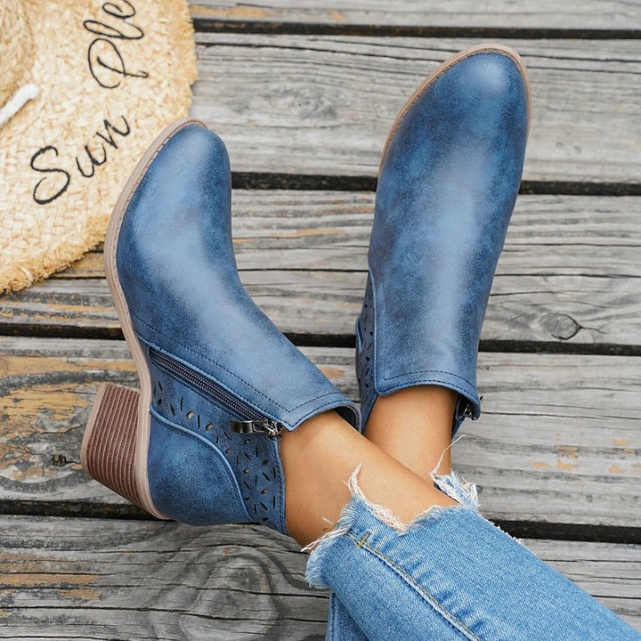 Garance | Western Mid-Heel Boots