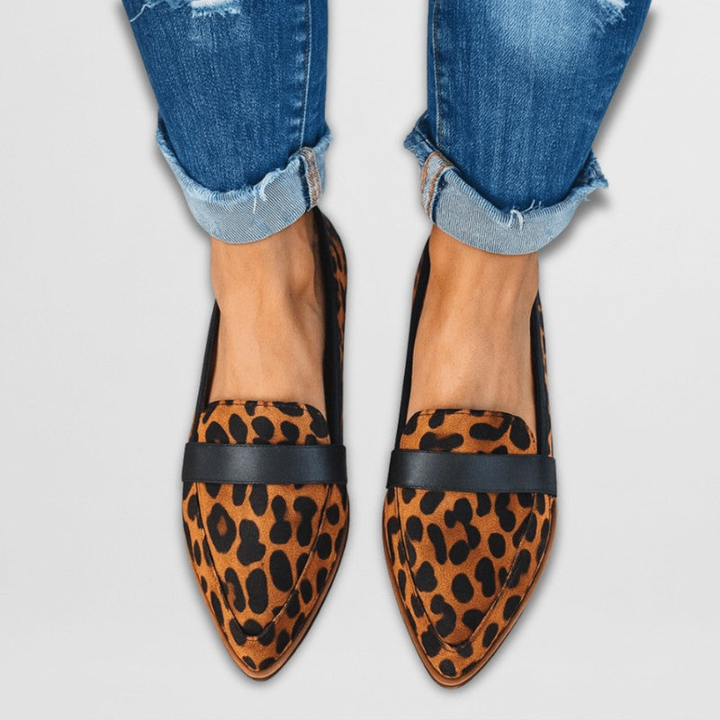 Solène | Pointed-Toe Penny Loafer