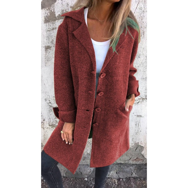 Women's Longline Lapel Coat