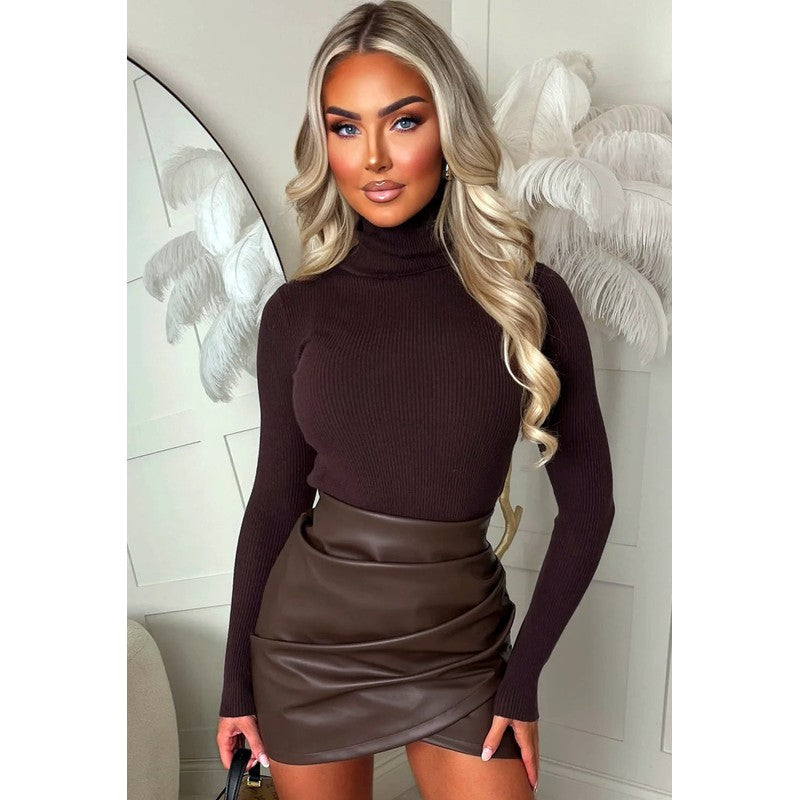 Estelle | Ribbed Roll Neck Sweater