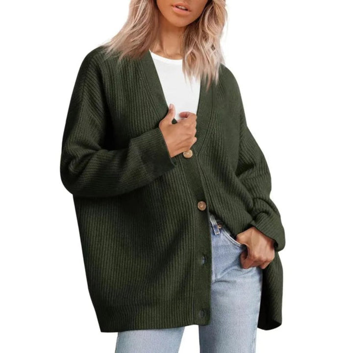 Carmina | Relaxed V-Neck Longline Cardigan
