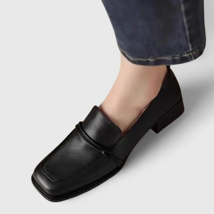 Women Loafers | Retro Knotted Vamp Loafers