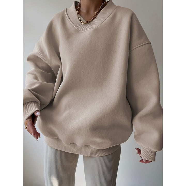 Hazel | Half-Zip Ribbed Sweatshirt