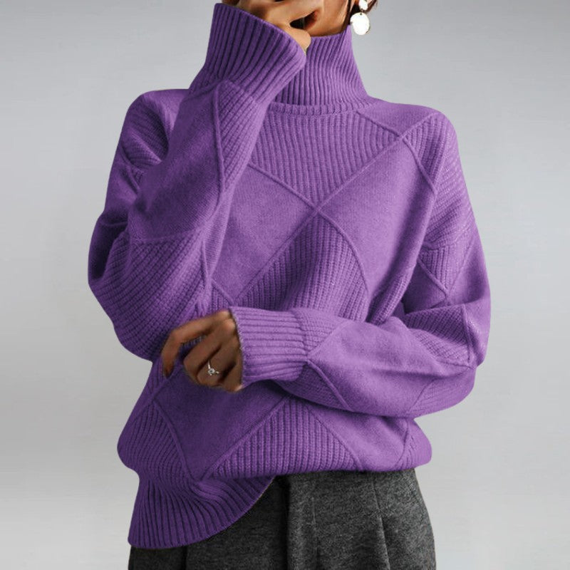 Magdalene | Fold-Over Turtleneck Sweater