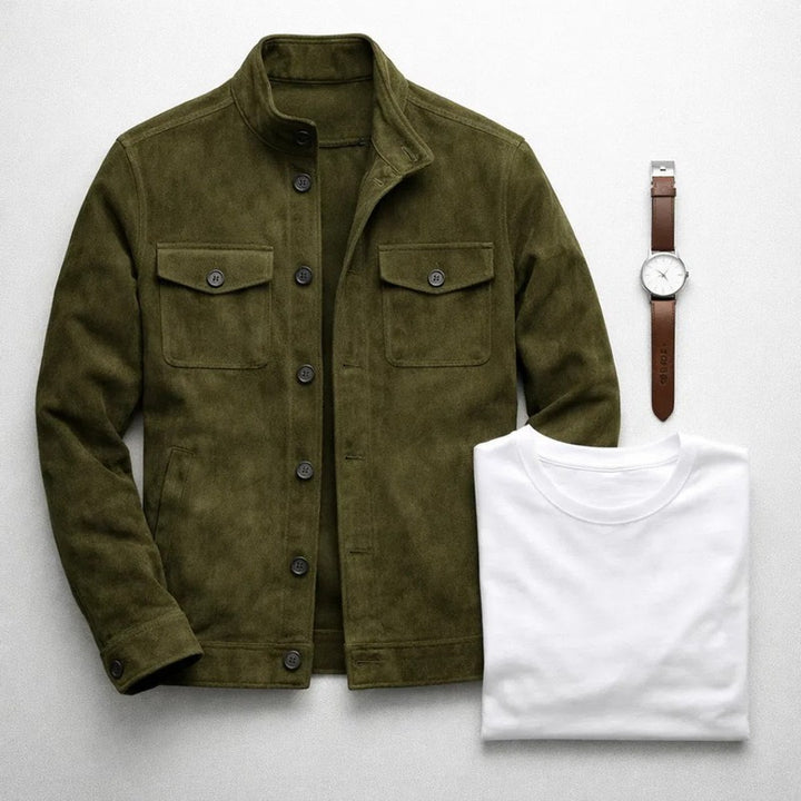 Men Jacket | Structured Military-Style