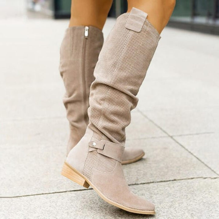 Apolline | Knee-High Orthopedic Zip Boots