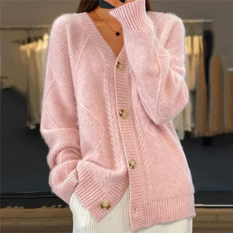 Clara | Textured Knit Cardigan