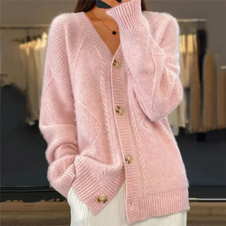 Clara | Textured Knit Cardigan