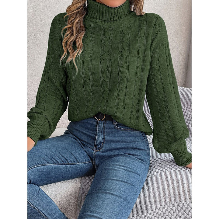 Margot | High Turtleneck Knit Sweater