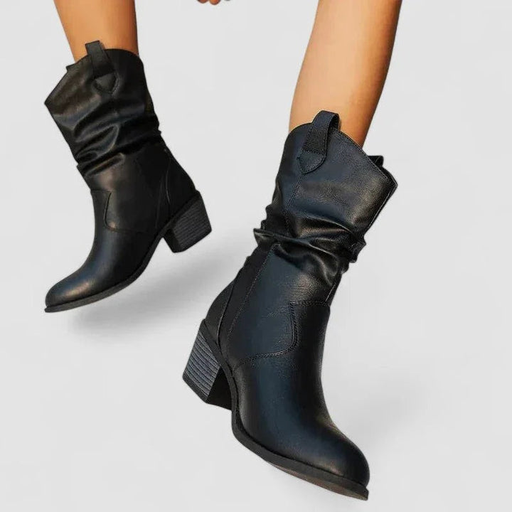 Vivian | Slouch Western Boots