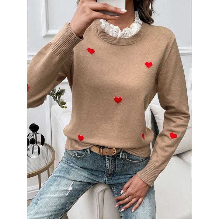 Eleanor | Ribbed Crew Neck Knit Jumper
