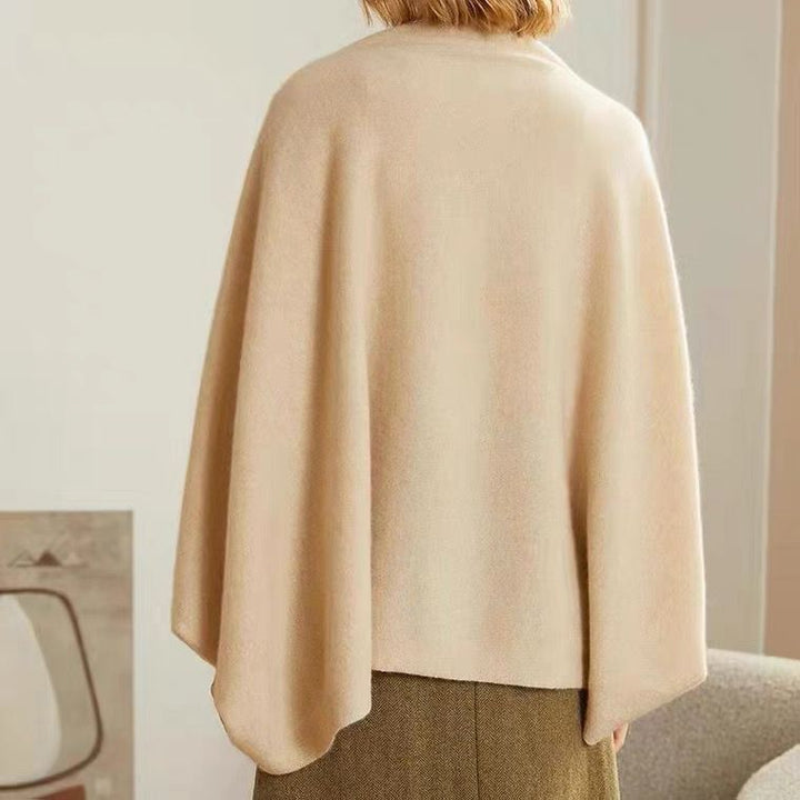Riley | Completo da donna composto da cardigan in maglia morbida e scialle
