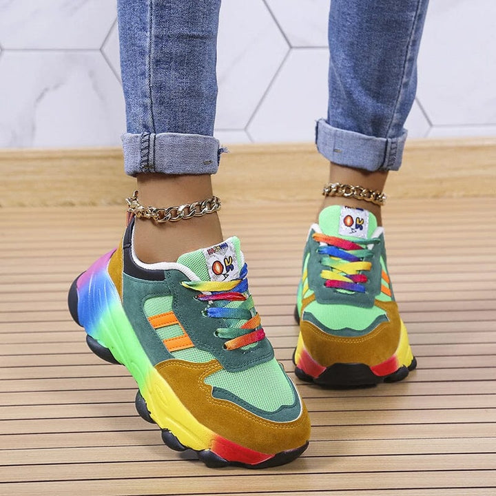 Cora | Sneakers ergonomiche arcobaleno