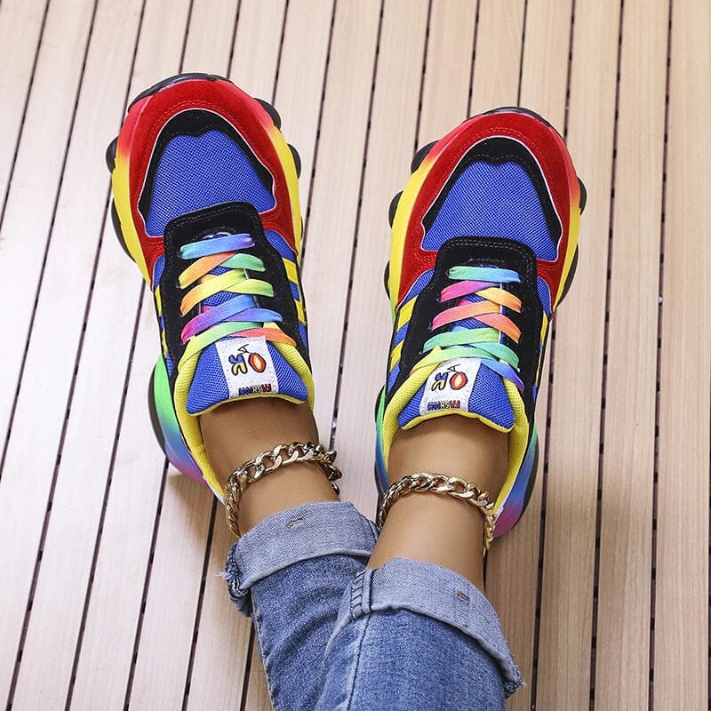 Cora | Sneakers ergonomiche arcobaleno
