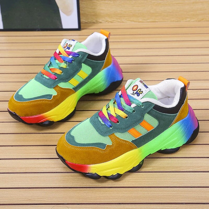 Cora | Sneakers ergonomiche arcobaleno