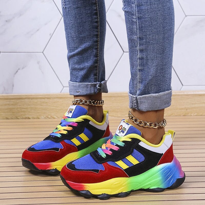 Cora | Sneakers ergonomiche arcobaleno