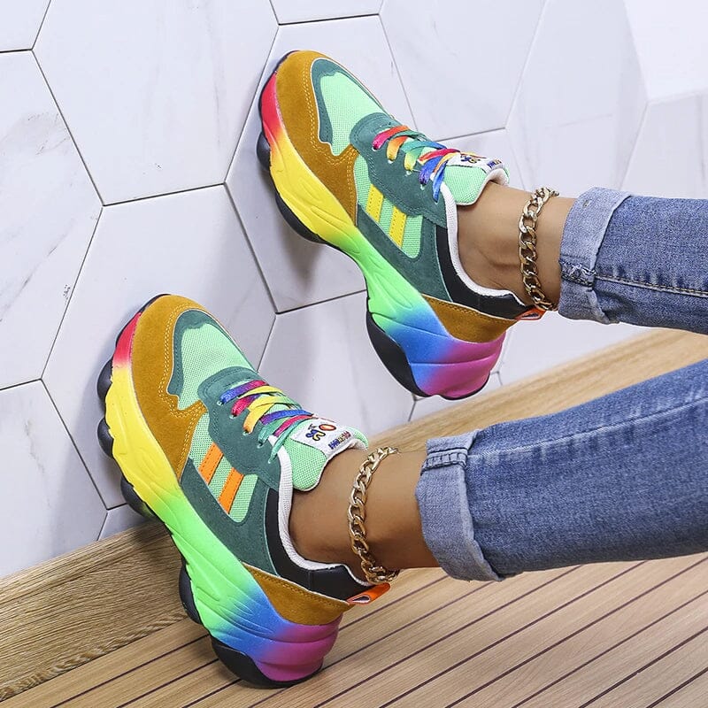 Cora | Sneakers ergonomiche arcobaleno