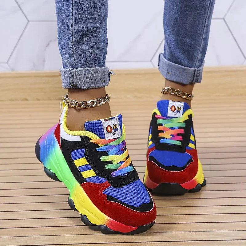 Cora | Sneakers ergonomiche arcobaleno