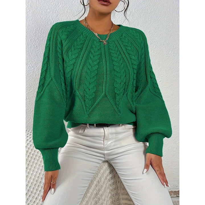 Women's Sweater | Relaxed Cable-Knit Pullover
