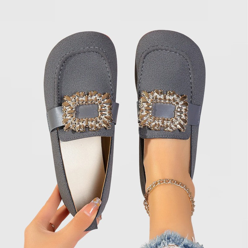 Women's Orthopedic Square-Toe Loafers