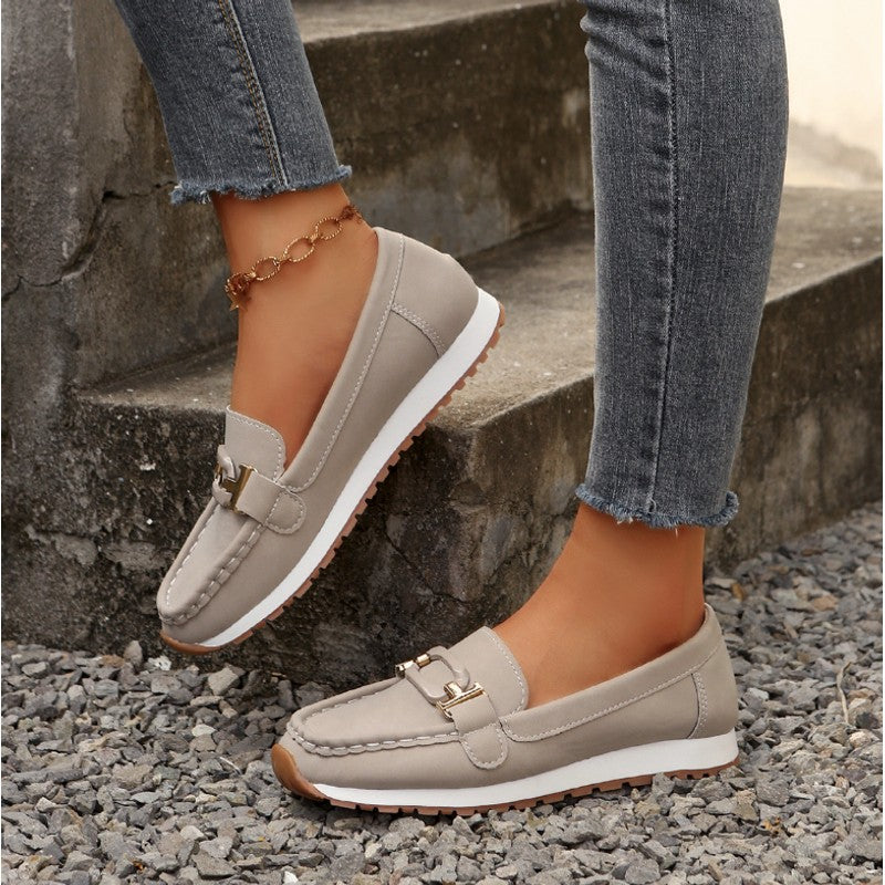 Emelia | Slip-On Wedge Loafers
