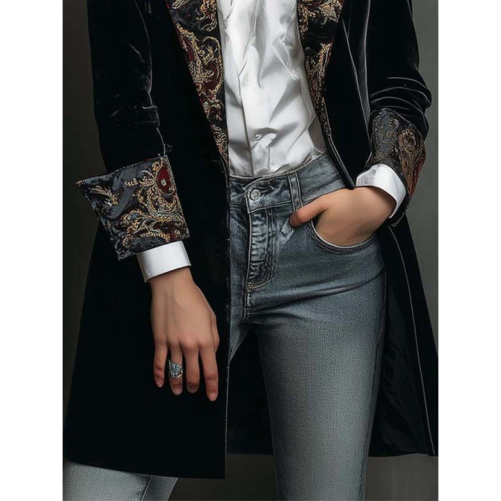 Beatrice | Slim Fit Baroque-Lapel Blazer