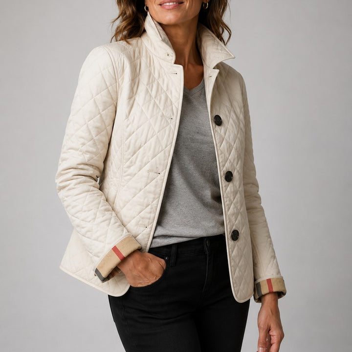 Kelley | Quilted Button-Front Jacket