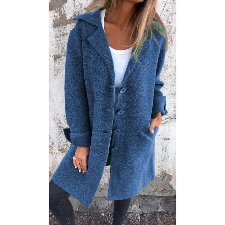 Women's Longline Lapel Coat