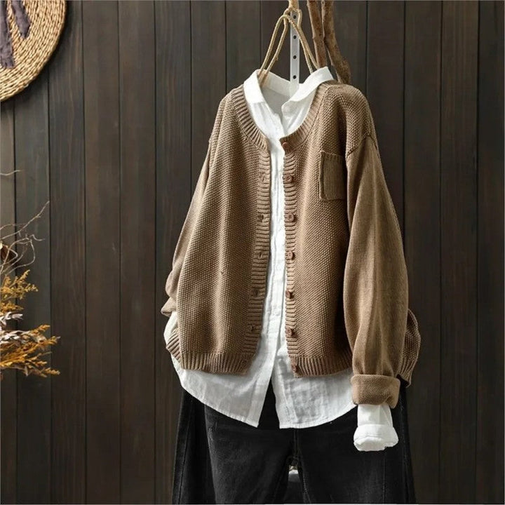 Isabelle | Cardigan dalla vestibilità ampia con bottoni sul davanti
