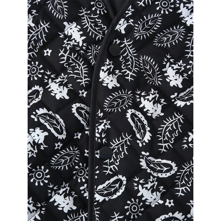 Emilia | Paisley Print Button-Down Jacket
