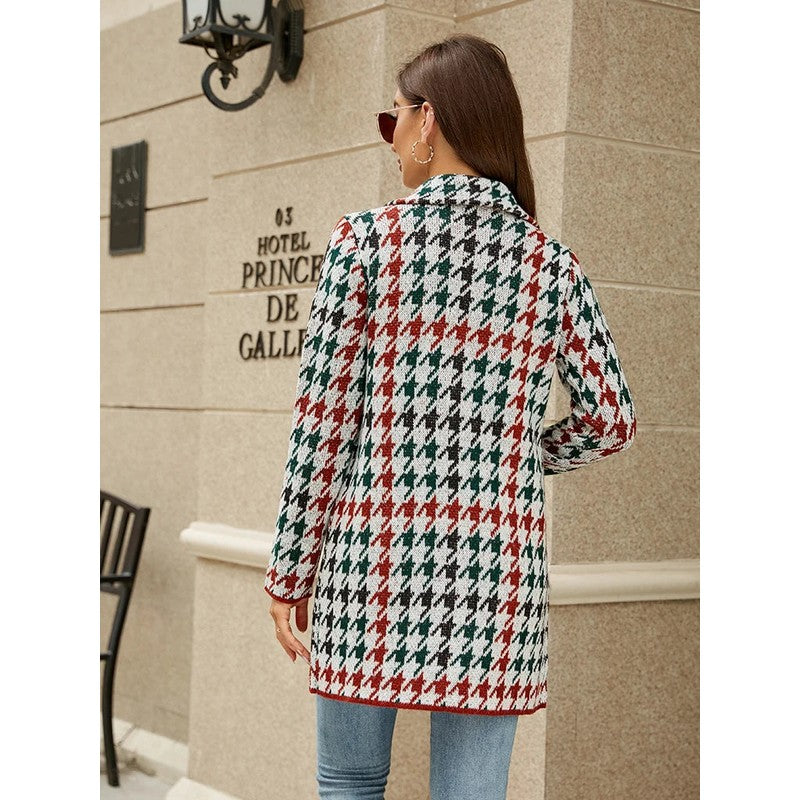 Rosalind | Knit Notch-Lapel Coat