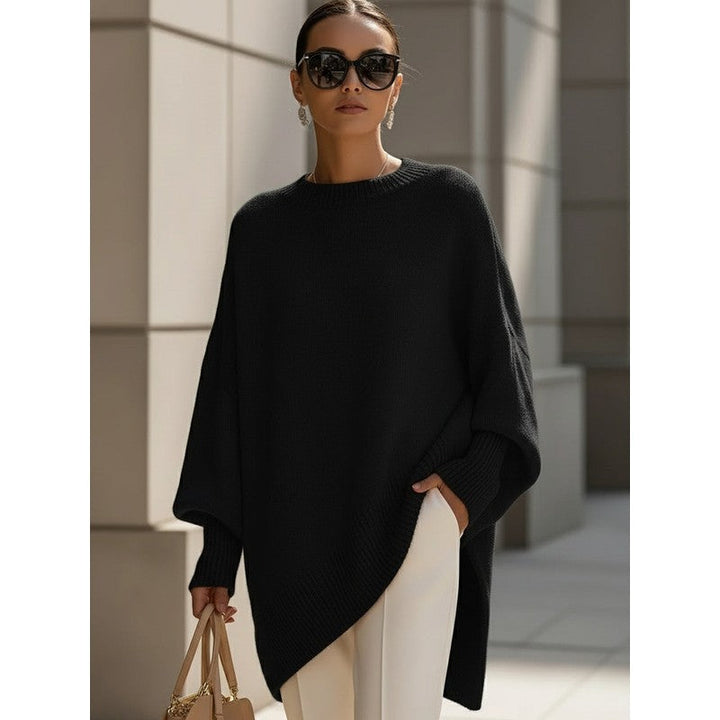 Marguerite | Pull oversize en maille côtelée