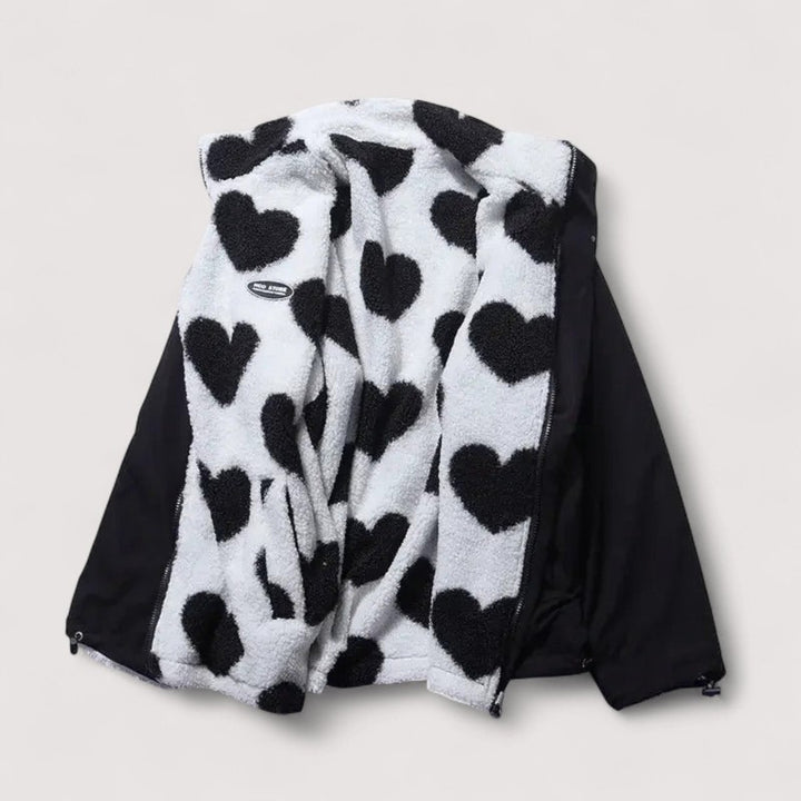 Sommerfeld | Reversible Heart-Pattern Jacket