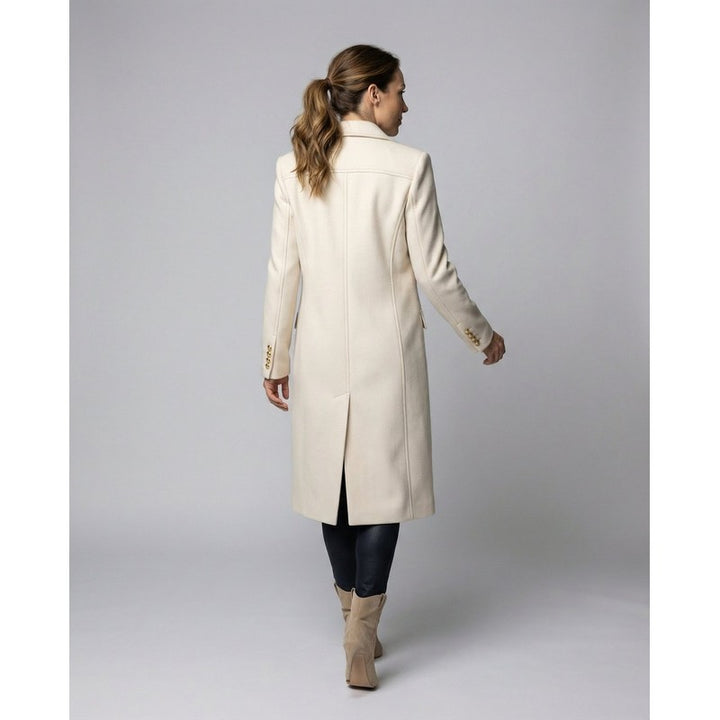 Emeline | Tailored Double-Breasted Longline Coat