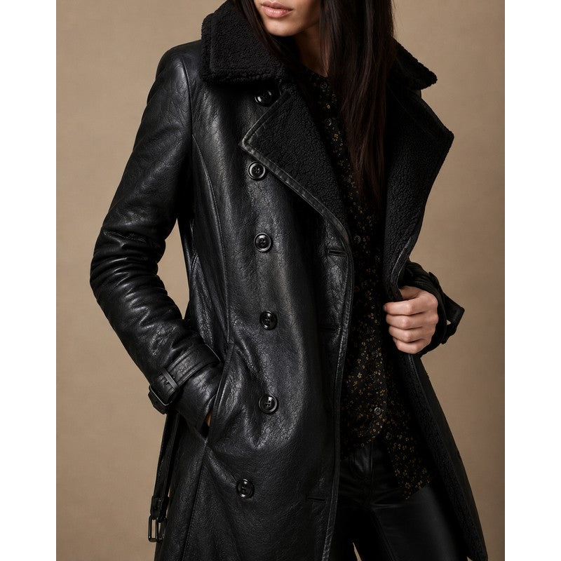 Rebecca | Double-Breasted -Trim Jacket