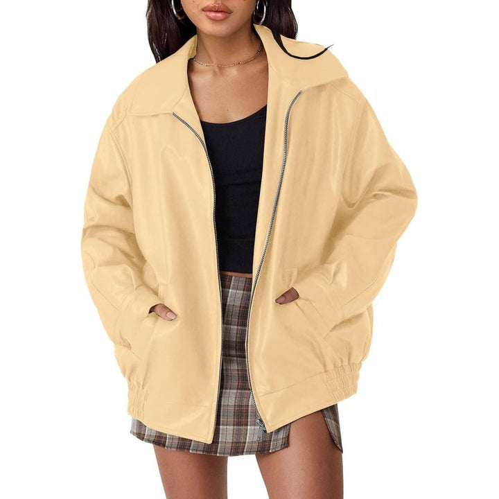 Nicola | Relaxed Zip-Up Bomber Jacket