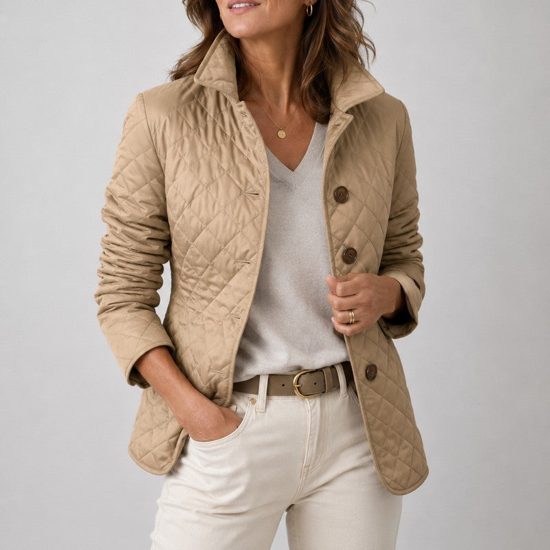 Kelley | Quilted Button-Front Jacket