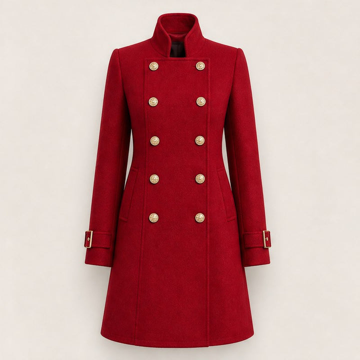 Eleanor | Double-Breasted Knee-Length Coat