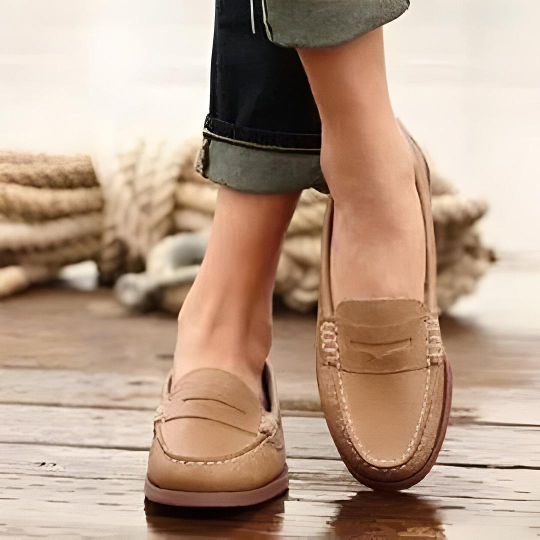 Avery | Vintage instaploafers voor dames