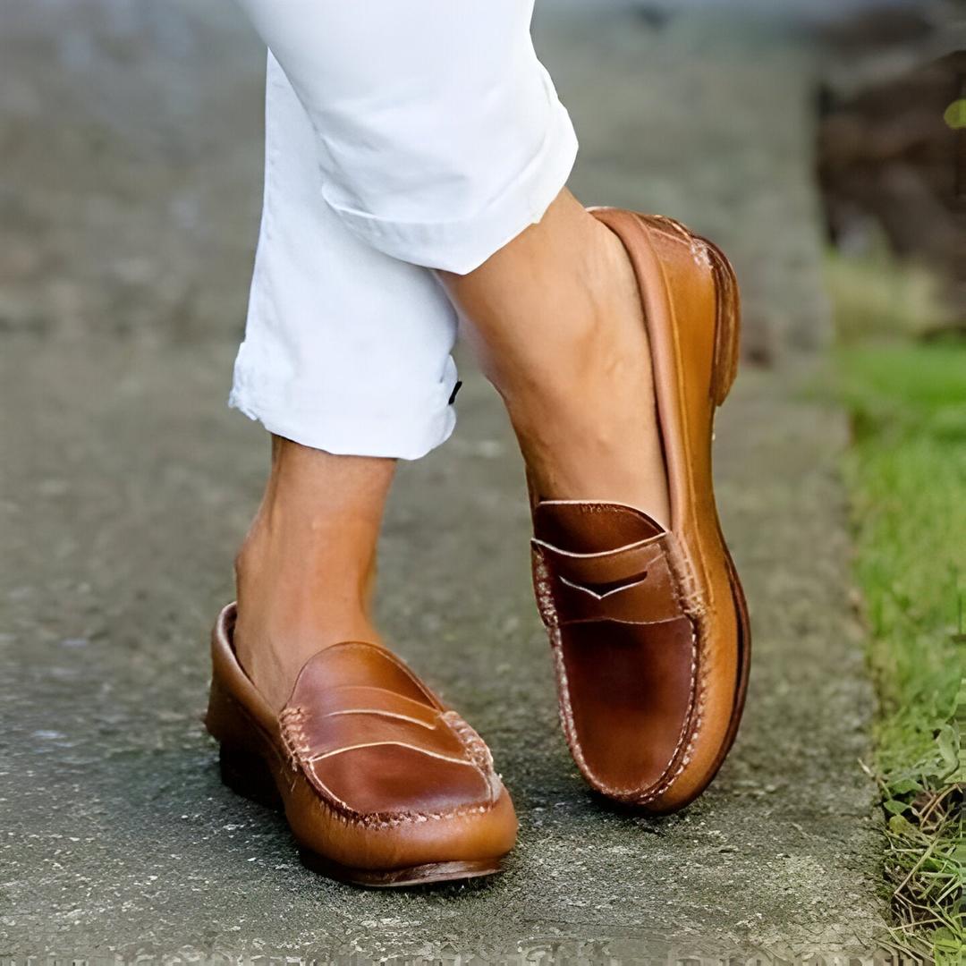 Avery | Vintage instaploafers voor dames
