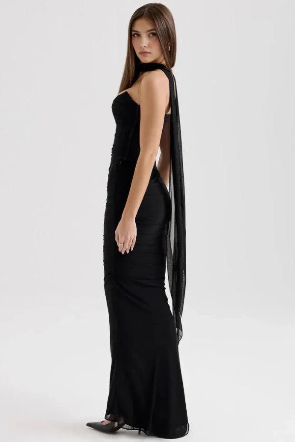 Hailey | Maxi φόρεμα κορσέ The Midnight Hour