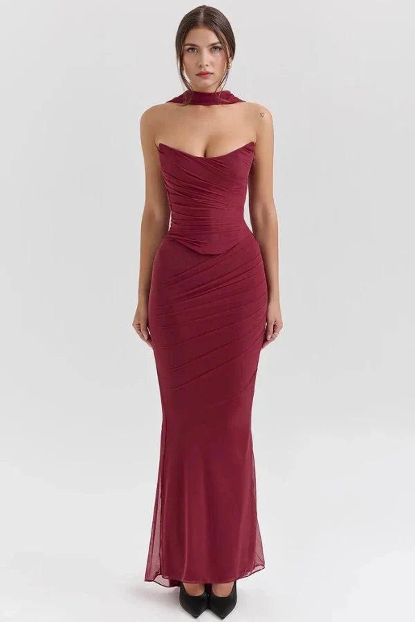Hailey | Maxi φόρεμα κορσέ The Midnight Hour