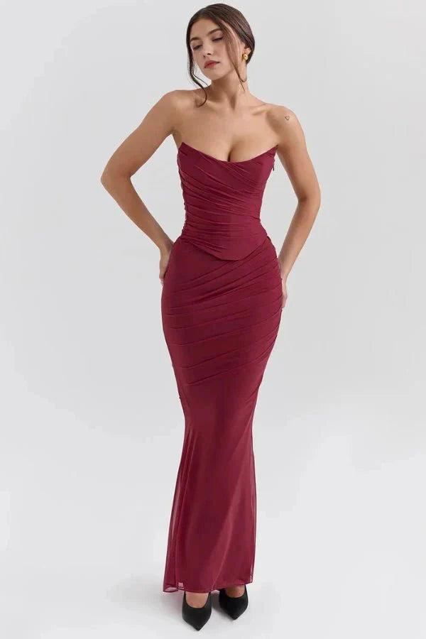 Hailey | Maxi φόρεμα κορσέ The Midnight Hour