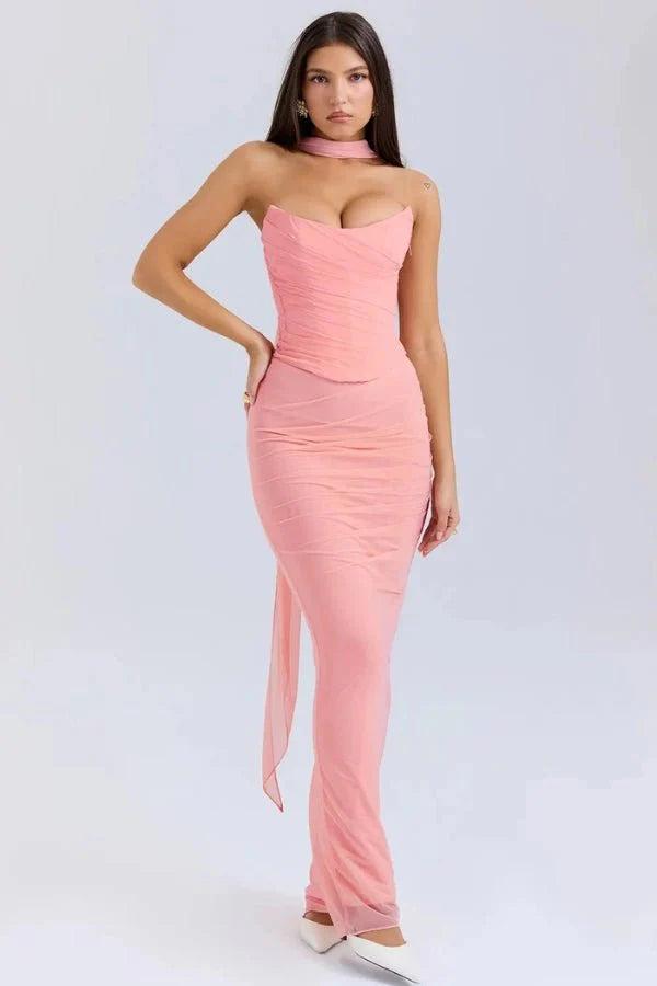 Hailey | Maxi φόρεμα κορσέ The Midnight Hour