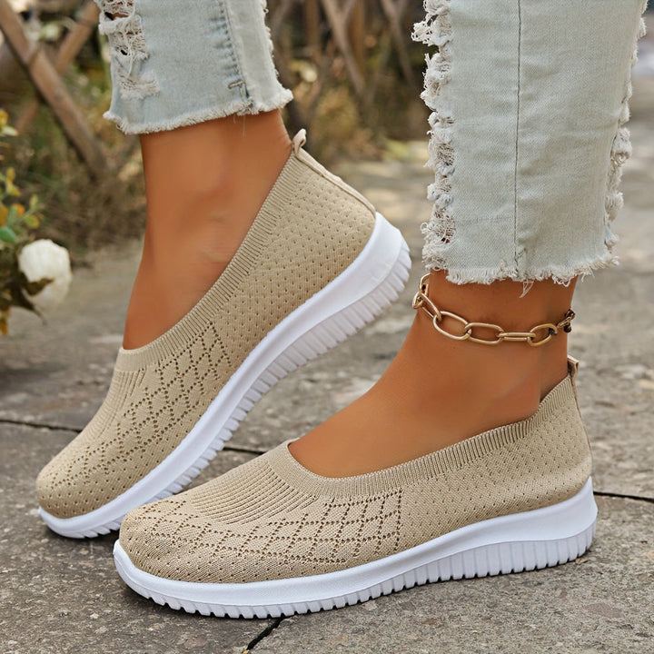 Nadia | Sapatos de malha fechados à frente