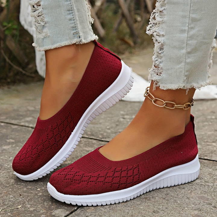 Nadia | Sapatos de malha fechados à frente